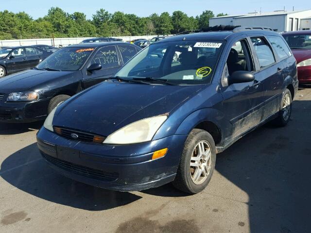 1FAFP36352W124487 - 2002 FORD FOCUS SE BLUE photo 2