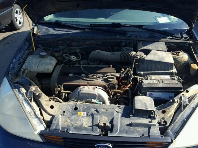 1FAFP36352W124487 - 2002 FORD FOCUS SE BLUE photo 7