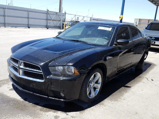 2C3CDXHG9CH148275 - 2012 DODGE CHARGER SX BLACK photo 2