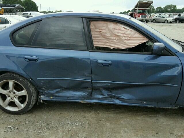 4S3BL626967208205 - 2006 SUBARU LEGACY 2.5 BLUE photo 9