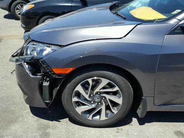 19XFC2F70HE213096 - 2017 HONDA CIVIC EX გრაფიტი ფოტო 9