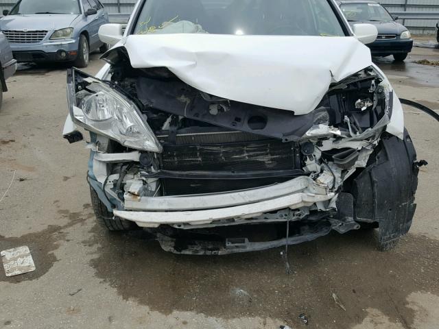 JHLRE38738C058239 - 2008 HONDA CR-V EXL WHITE photo 9