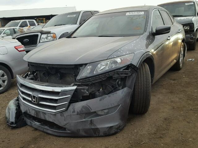 5J6TF2H58BL003912 - 2011 HONDA ACCORD CRO GRAY photo 2