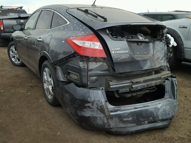 5J6TF2H58BL003912 - 2011 HONDA ACCORD CRO GRAY photo 3