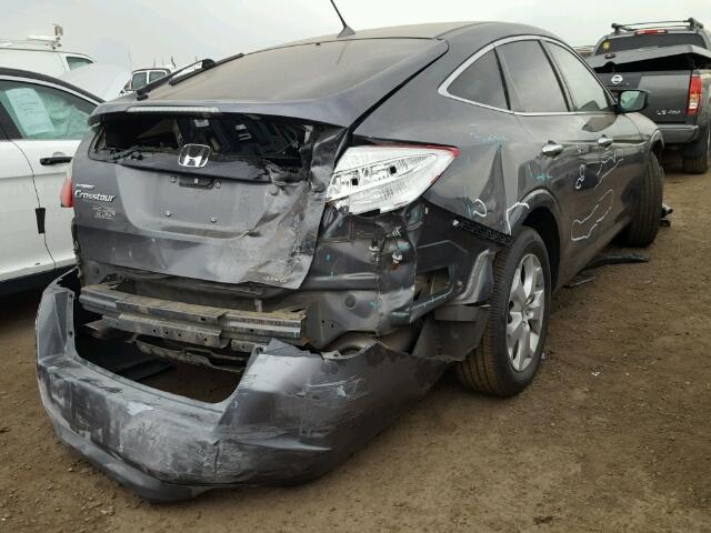 5J6TF2H58BL003912 - 2011 HONDA ACCORD CRO GRAY photo 4