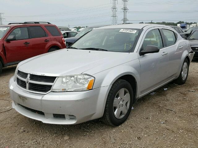 1B3LC46B09N501976 - 2009 DODGE AVENGER SE SILVER photo 2