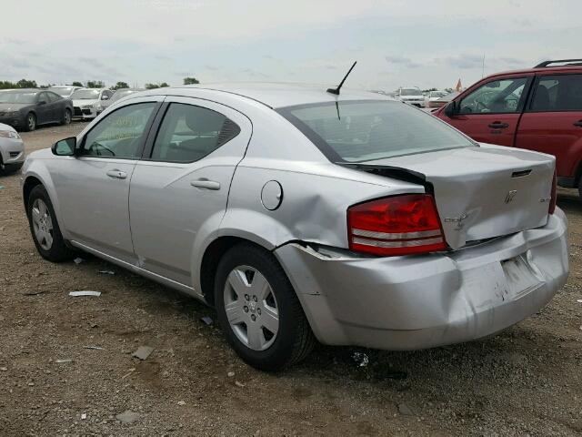 1B3LC46B09N501976 - 2009 DODGE AVENGER SE SILVER photo 3