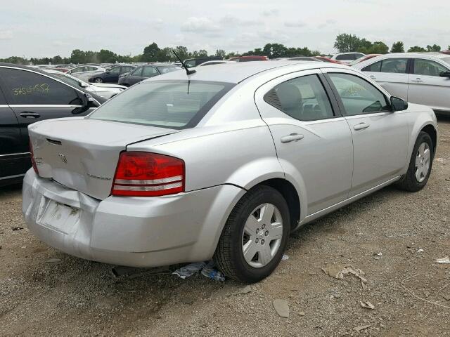 1B3LC46B09N501976 - 2009 DODGE AVENGER SE SILVER photo 4