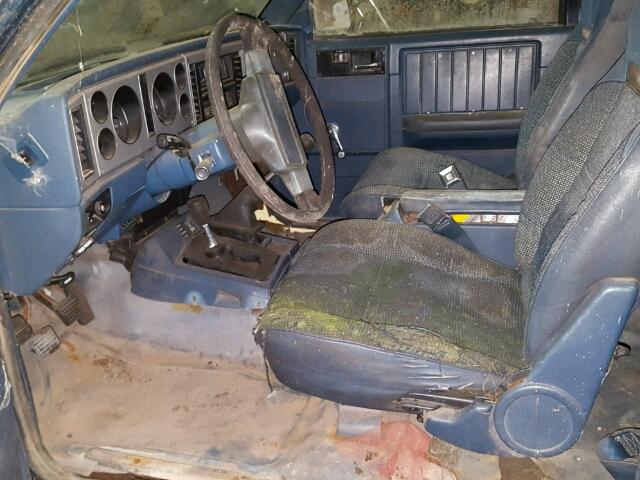 1G8CT18B4D8163168 - 1983 CHEVROLET BLAZER S10 BLUE photo 5