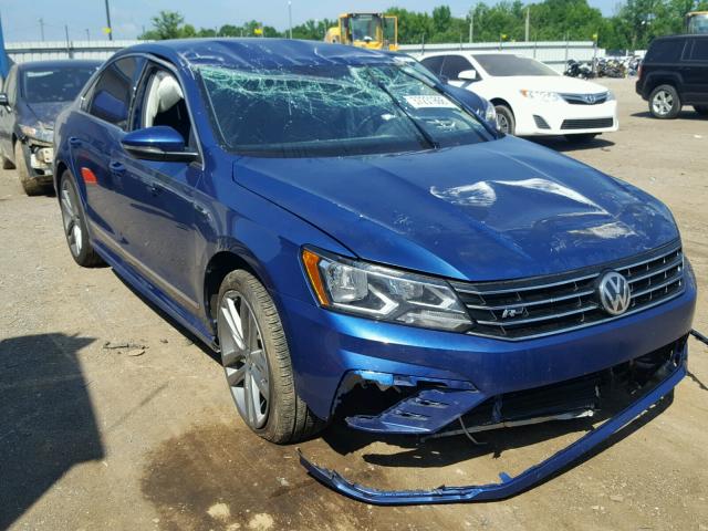 1VWDT7A32HC043918 - 2017 VOLKSWAGEN PASSAT R-L BLUE photo 1