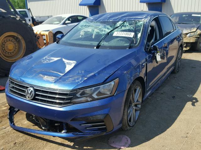 1VWDT7A32HC043918 - 2017 VOLKSWAGEN PASSAT R-L BLUE photo 2