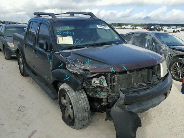 1N6AD07UX6C454505 - 2006 NISSAN FRONTIER C BLACK photo 1