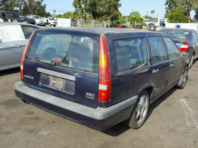 YV1LW5714S2163775 - 1995 VOLVO 850 Синий фото 4