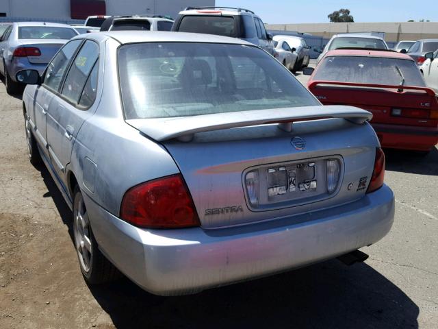 3N1AB51D94L734810 - 2004 NISSAN SENTRA SE- SILVER photo 3