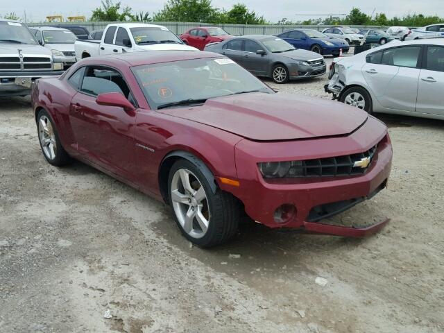 2G1FB1ED1B9156037 - 2011 CHEVROLET CAMARO MAROON photo 1