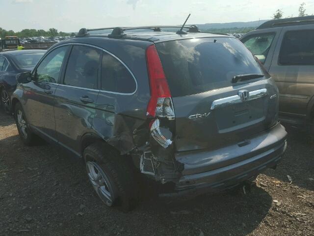 5J6RE4H77BL035177 - 2011 HONDA CR-V EX-L GRAY photo 3