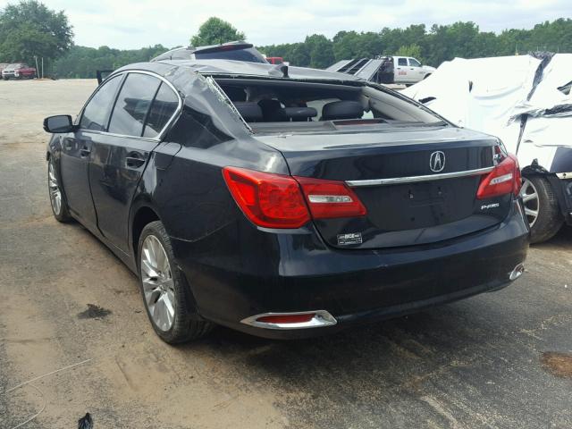 JH4KC1F57EC006942 - 2014 ACURA RLX TECH BLACK photo 3