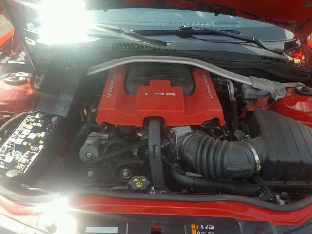 2G1FL3DP8D9802892 - 2013 CHEVROLET CAMARO ZL1 红色 照片 7