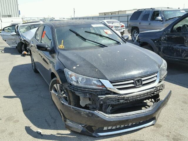 1HGCR2F39FA050061 - 2015 HONDA ACCORD LX BLACK photo 1