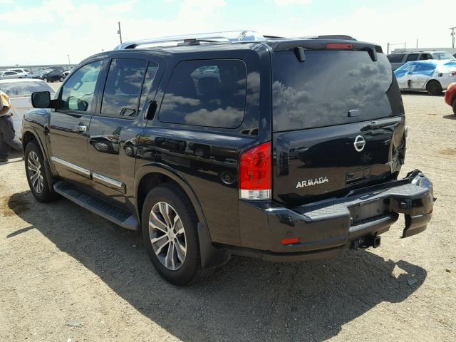 5N1BA0ND5FN621128 - 2015 NISSAN ARMADA SV BLACK photo 3