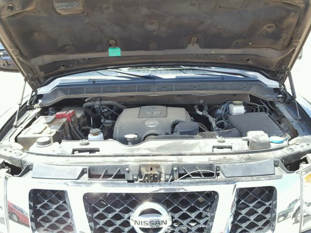 5N1BA0ND5FN621128 - 2015 NISSAN ARMADA SV BLACK photo 7