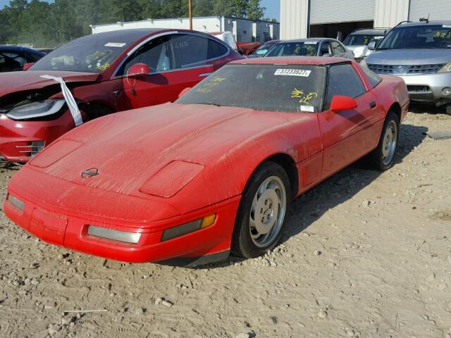 1G1YY22P8T5113079 - 1996 CHEVROLET CORVETTE RED photo 2