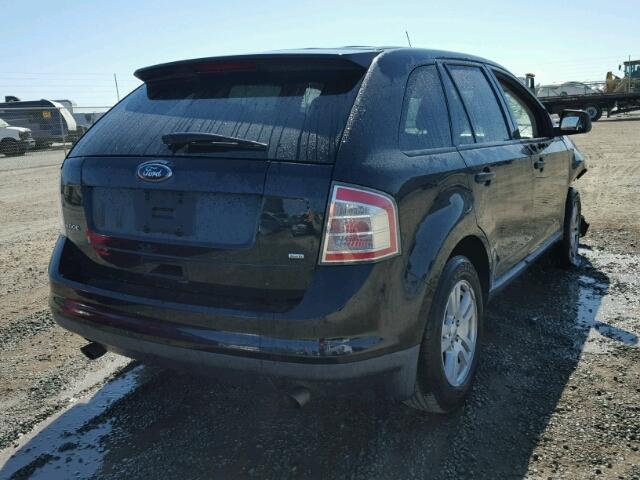 2FMDK46C38BA05512 - 2008 FORD EDGE BLACK photo 4