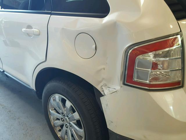 2FMDK4JC0ABB20209 - 2010 FORD EDGE SEL WHITE photo 9