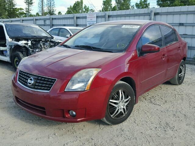 3N1AB61E28L673451 - 2008 NISSAN SENTRA 2.0 RED photo 2