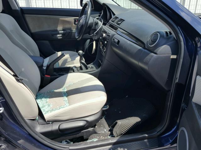 JM1BK343091214776 - 2009 MAZDA 3 S BLUE photo 5