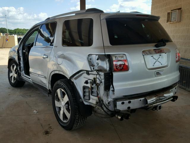 1GKKRRED3CJ368982 - 2012 GMC ACADIA SLT 灰色 照片 3