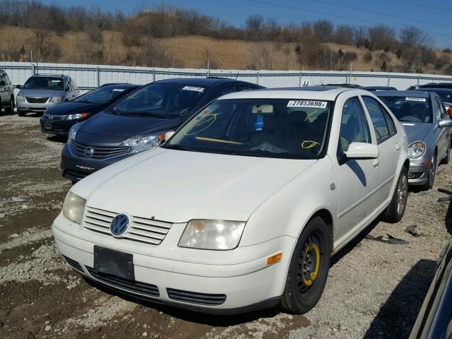 3VWSE69M93M139707 - 2003 VOLKSWAGEN JETTA GLS WHITE photo 2