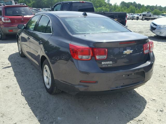 1G11B5SA9DF193312 - 2013 CHEVROLET MALIBU LS ნაცრისფერი ფოტო 3
