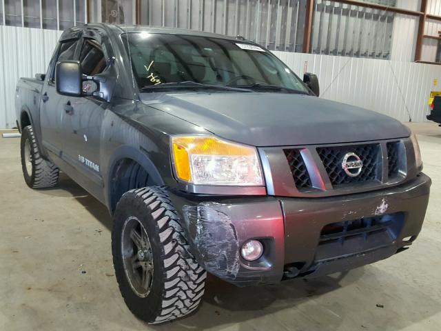 1N6BA0EC5BN311628 - 2011 NISSAN TITAN S GRAY photo 1