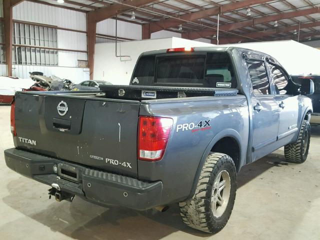 1N6BA0EC5BN311628 - 2011 NISSAN TITAN S GRAY photo 4