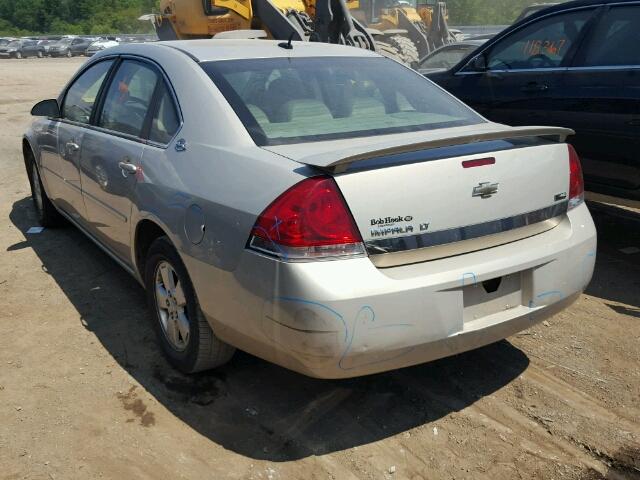 2G1WT58K281266665 - 2008 CHEVROLET IMPALA LT BEIGE photo 3