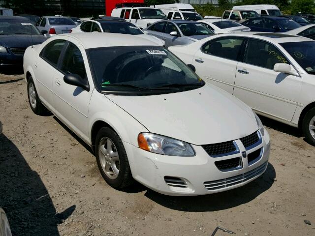 1B3EL46X34N171635 - 2004 DODGE STRATUS SX WHITE photo 1