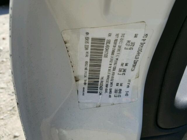 1B3EL46X34N171635 - 2004 DODGE STRATUS SX WHITE photo 10