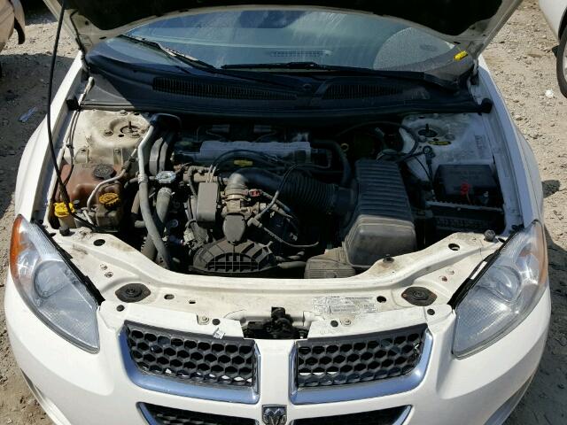 1B3EL46X34N171635 - 2004 DODGE STRATUS SX WHITE photo 7