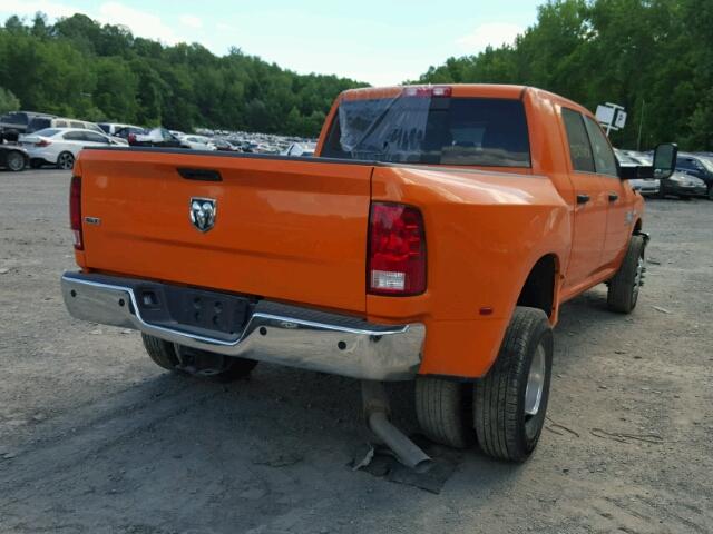 3C63RPLJ5HG672697 - 2017 RAM 3500 SLT ORANGE photo 4