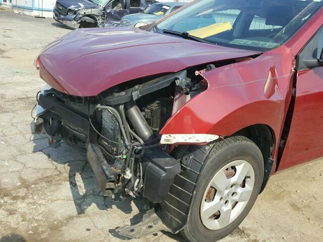 JN8AS58T39W053686 - 2009 NISSAN ROGUE S MAROON photo 9