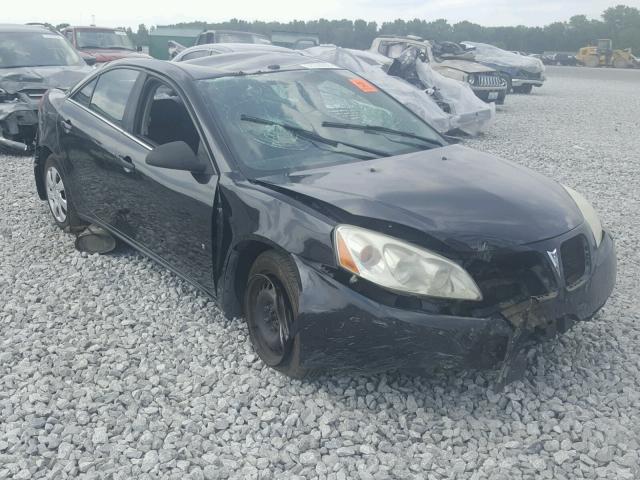 1G2ZF57B084265083 - 2008 PONTIAC G6 VALUE L BLACK photo 1