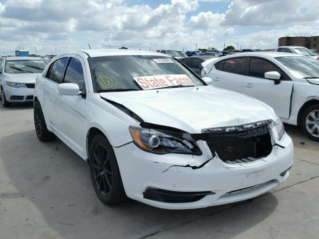 1C3CCBBB2EN158868 - 2014 CHRYSLER 200 TOURIN WHITE photo 1