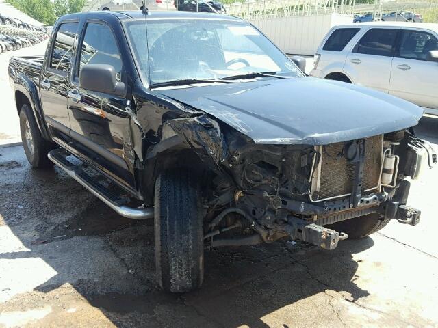 1GTDT53E288184786 - 2008 GMC CANYON SLT BLACK photo 1