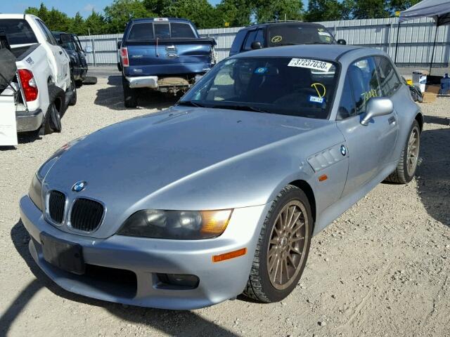 4USCK5336XLE95157 - 1999 BMW Z3 2.8 SILVER photo 2