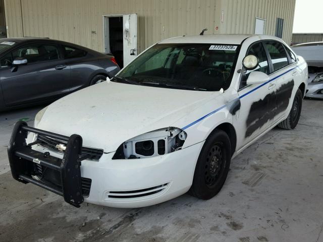 2G1WS553589279234 - 2008 CHEVROLET IMPALA POL WHITE photo 2