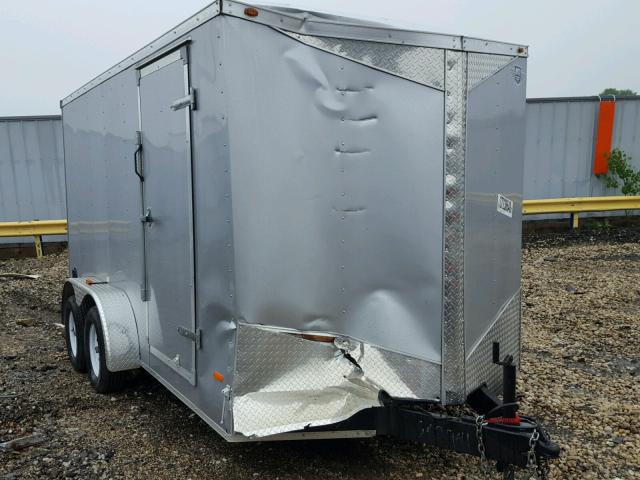 56VBE142XJM642941 - 2018 TRAIL KING ENCLOSED ვერცხლისფერი ფოტო 1