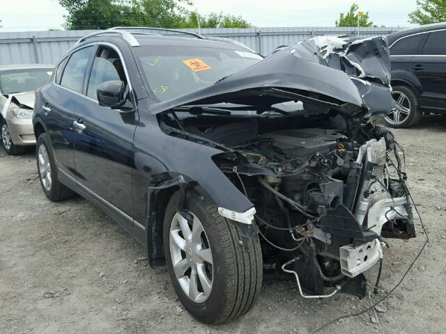 JNKAJ09FX8M358380 - 2008 INFINITI EX35 BASE BLACK photo 1