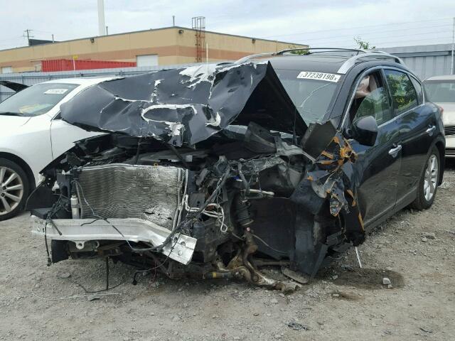 JNKAJ09FX8M358380 - 2008 INFINITI EX35 BASE BLACK photo 2