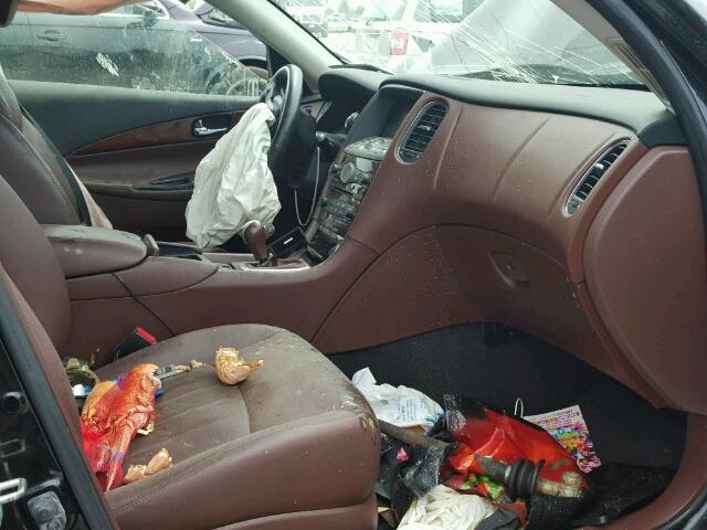 JNKAJ09FX8M358380 - 2008 INFINITI EX35 BASE BLACK photo 5